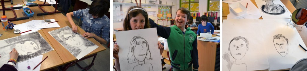 tekenles kinderen portret